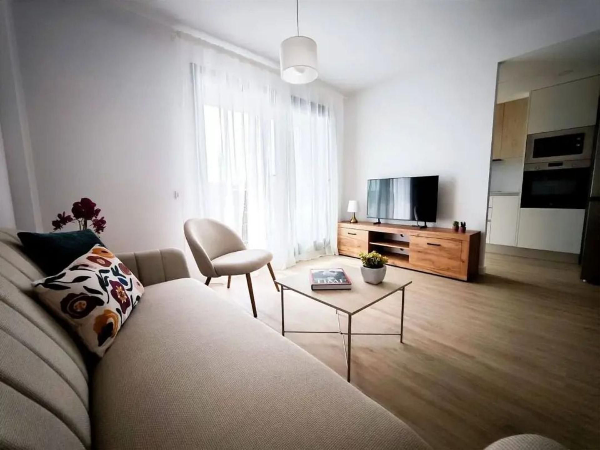 Sala d'estar de Apartament per a compartir en Alicante / Alacant amb Aire condicionat, Parquet i Terrassa