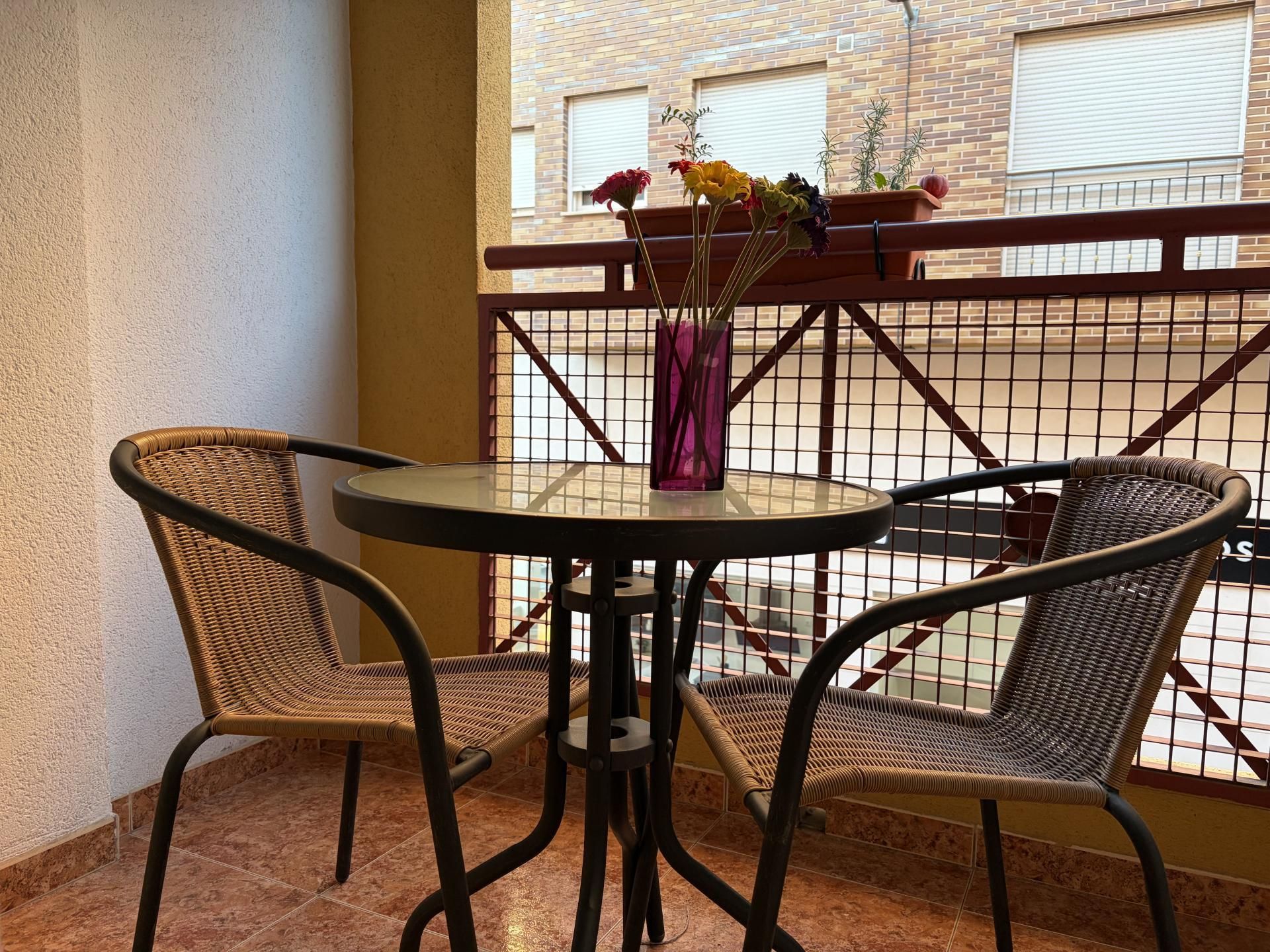 Balcony of Flat for sale in Molina de Segura  with Air Conditioner, Heating and Storage room