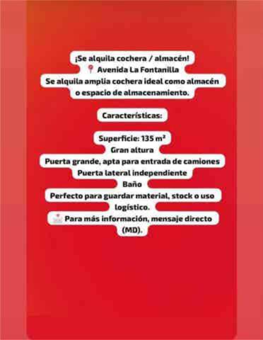 Local comercial en Alquiler en Estación - La Fontanilla - El Tinte