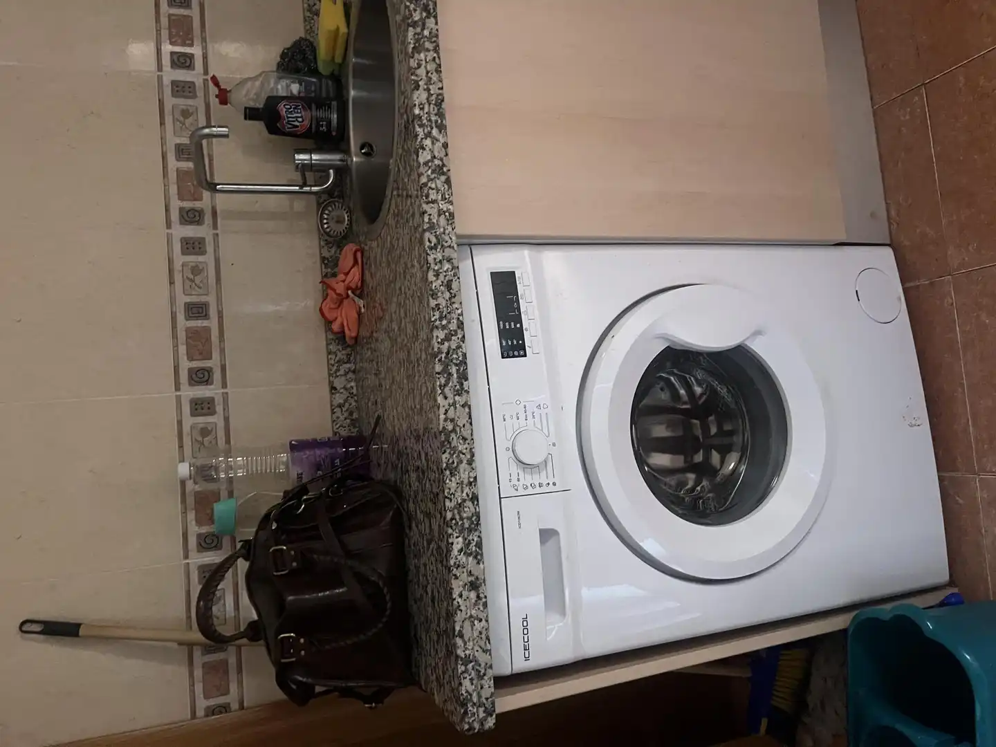 Küche von Wohnung zur Miete in Valencia de Don Juan mit Parkett, Möbliert und Gemeinschaftsparkplatz