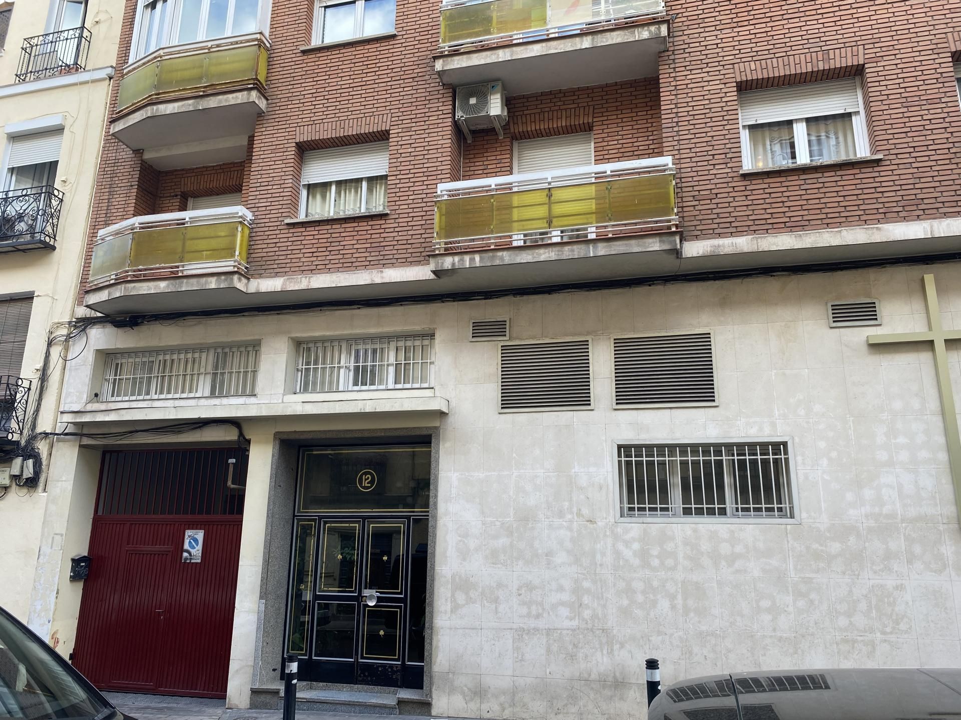Exterior view of Flat for sale in  Madrid Capital  with Heating, Parquet flooring and Balcony