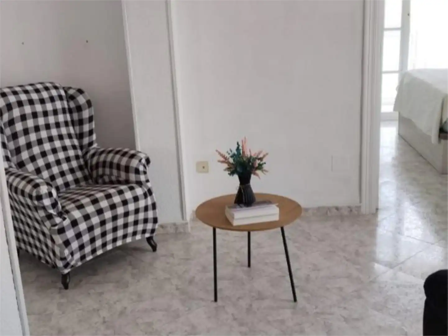 Living room of Flat for sale in Málaga Capital  with Air Conditioner, Terrace and Balcony