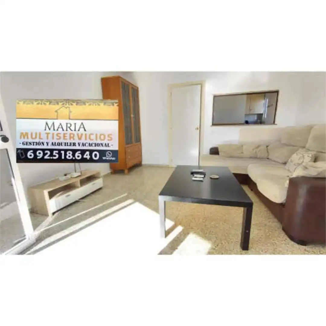 Sala de estar de Estudio en venta en Torrox con Terraza y Piscina