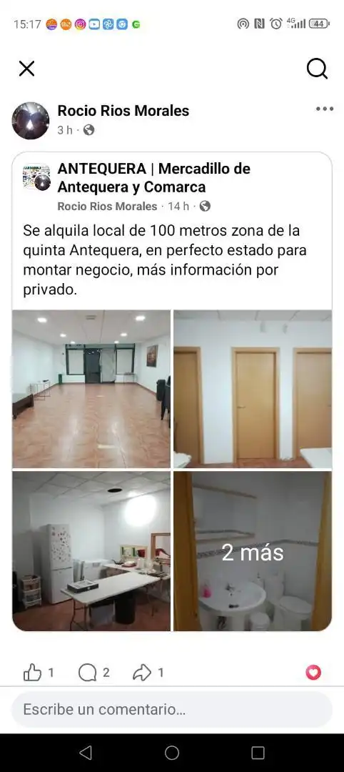 Local de lloguer a Calle Ciudad de Salamanca, 38, Zona de la Vega Local de lloguer en Antequera