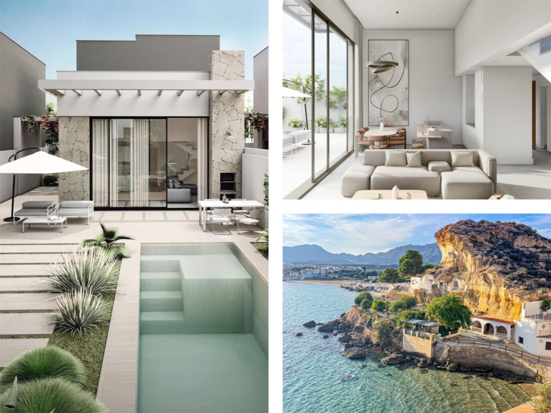 Vista exterior de Piso en venta en Pulpí con Terraza, Piscina y Balcón