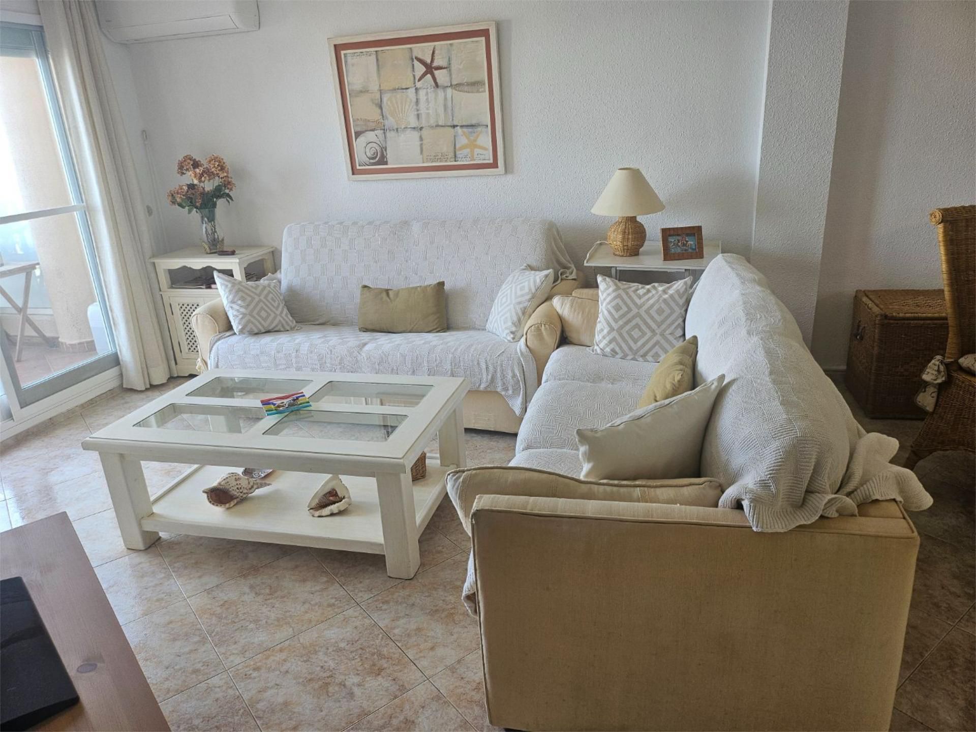 Sala d'estar de Àtic en venda en Dénia amb Aire condicionat, Terrassa i Piscina