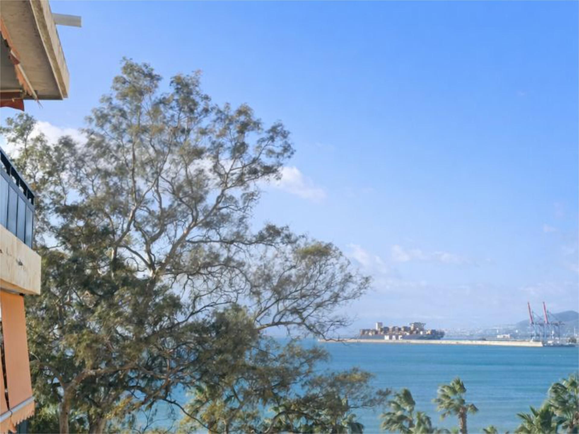 Exterior view of Flat for rent in Málaga Capital  with Air Conditioner, Terrace and Swimming Pool