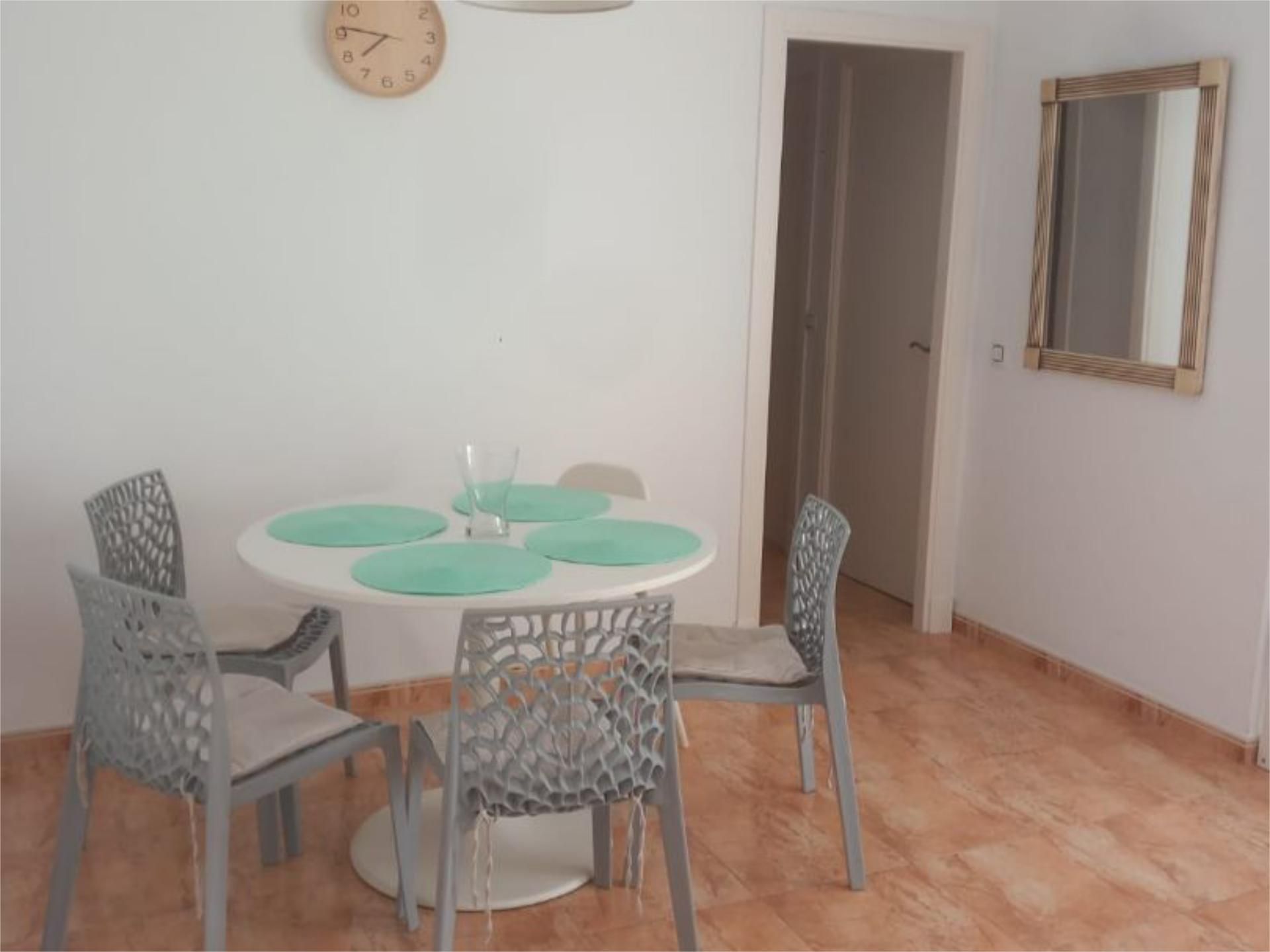 Menjador de Pis de lloguer en Chiclana de la Frontera amb Aire condicionat, Calefacció i Moblat