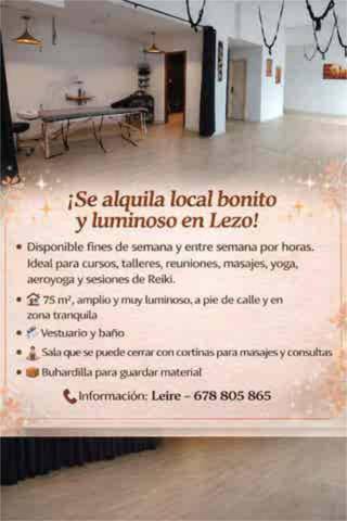 Local comercial en Alquiler en Lezo