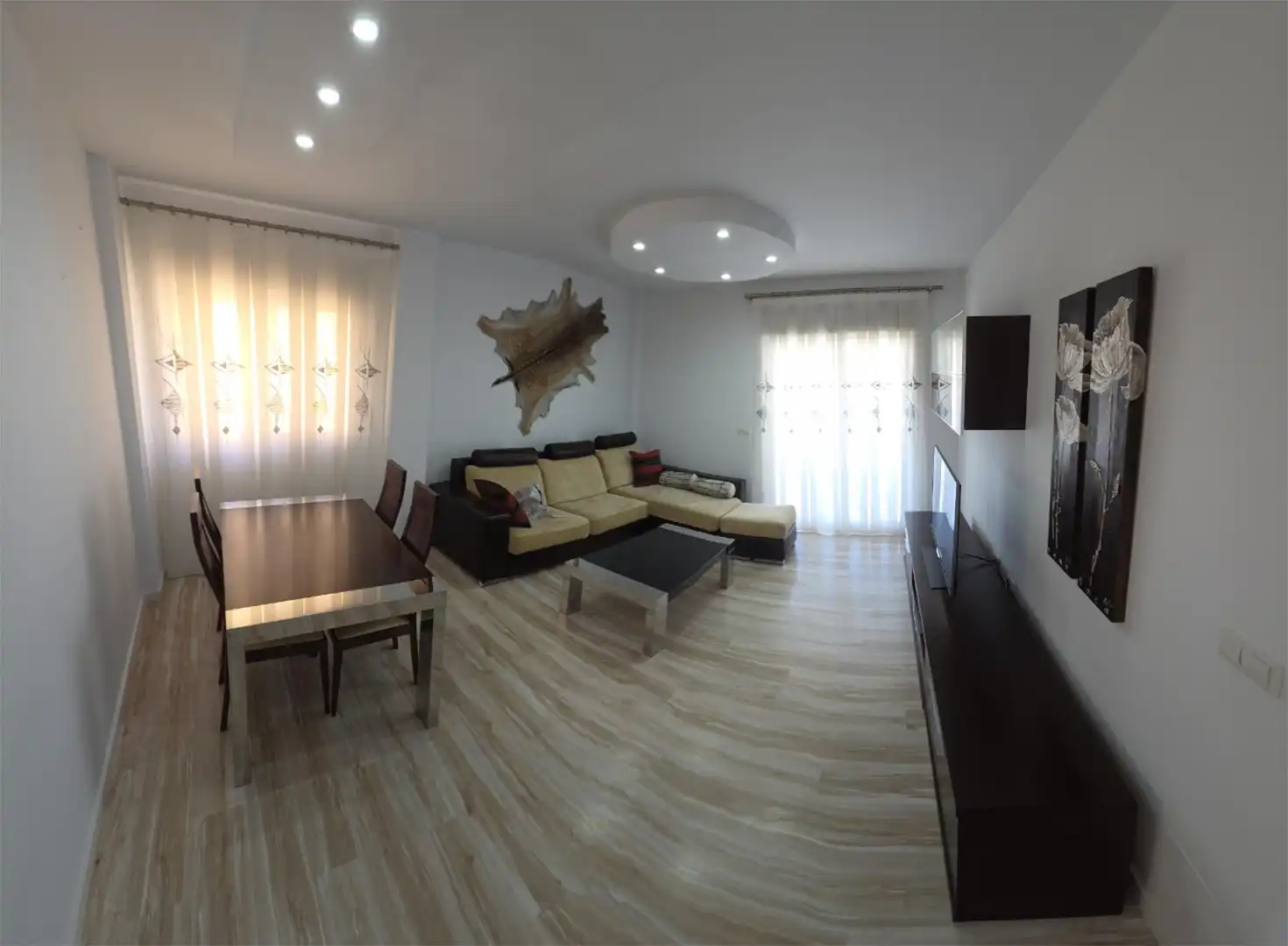 Sala d'estar de Pis en venda en Mazarrón amb Aire condicionat, Calefacció i Parquet