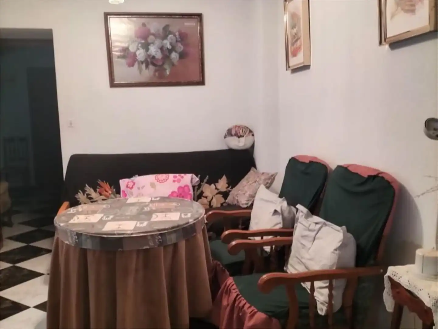 Living room of Flat for sale in Villa del Río  with Heating, Terrace and Furnished