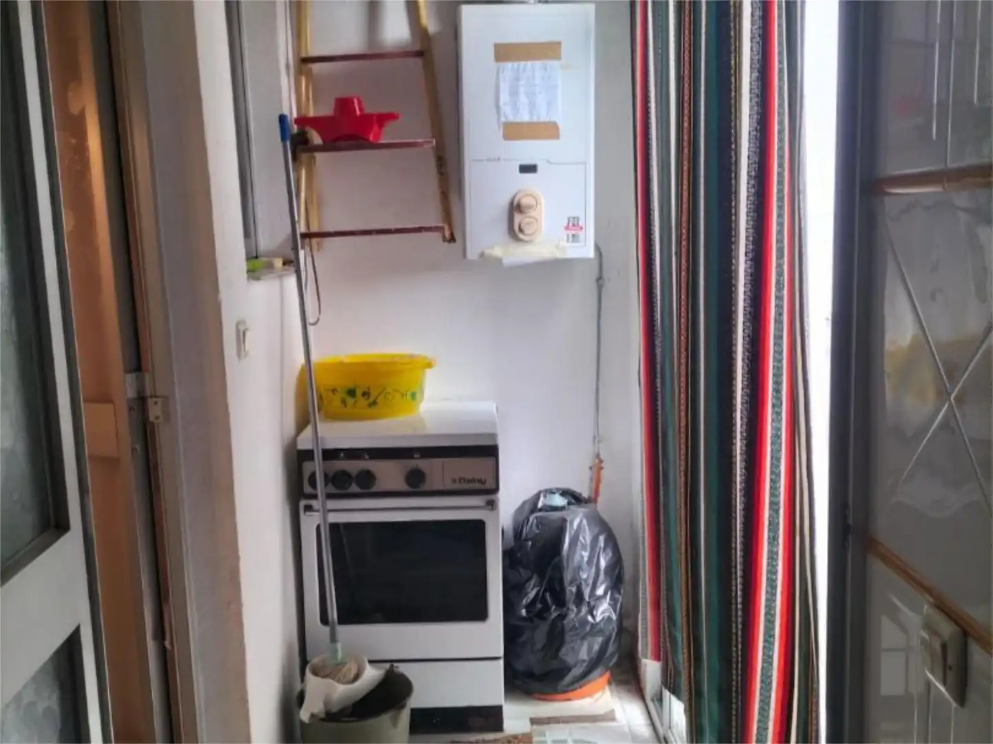 Kitchen of Flat for sale in Villa del Río  with Heating, Terrace and Furnished