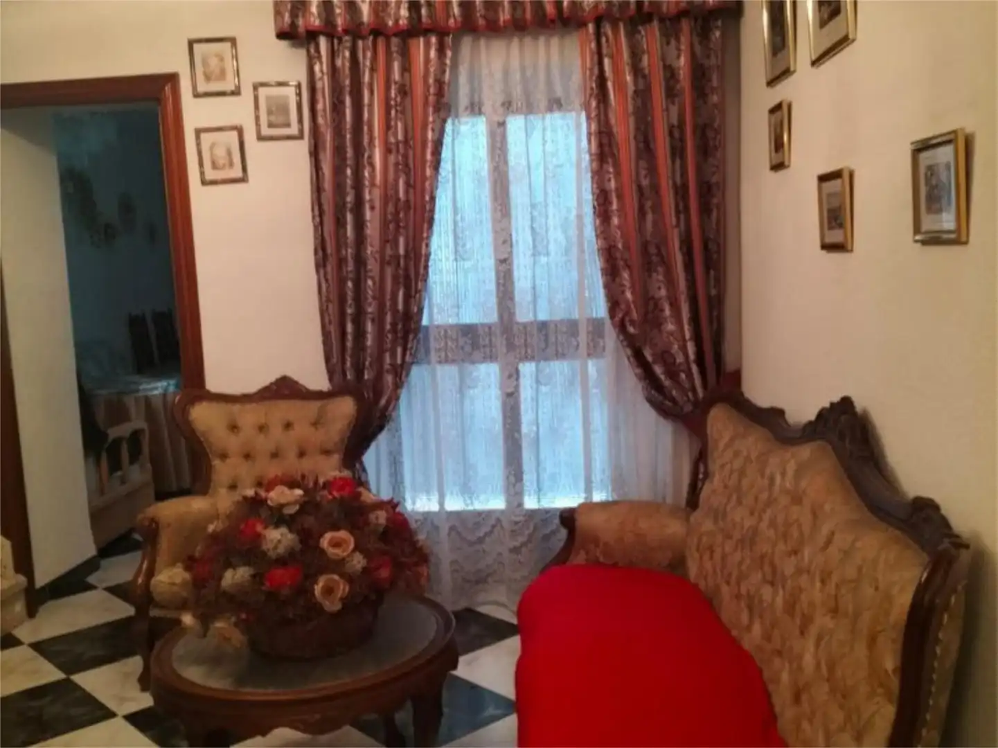Living room of Flat for sale in Villa del Río  with Heating, Terrace and Furnished