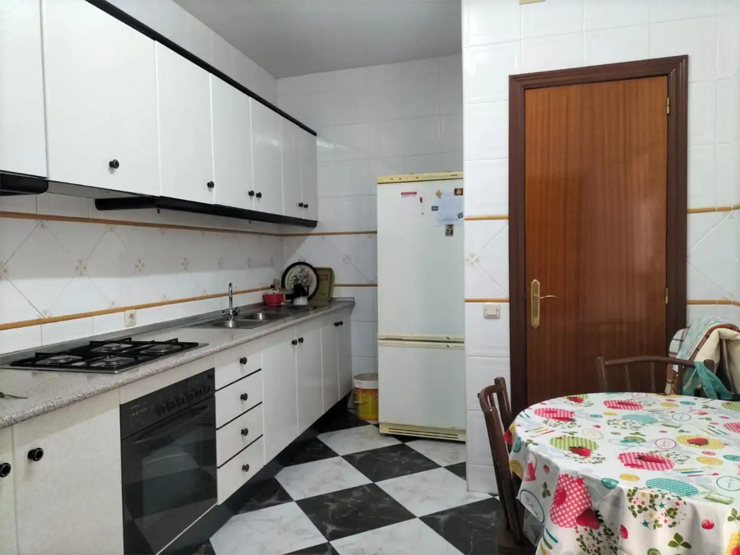Kitchen of Flat for sale in Villa del Río  with Heating, Terrace and Furnished
