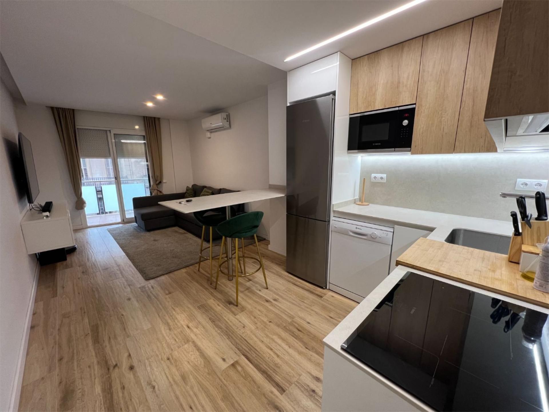 Kitchen of Flat for rent in Molins de Rei  with Air Conditioner, Heating and Furnished