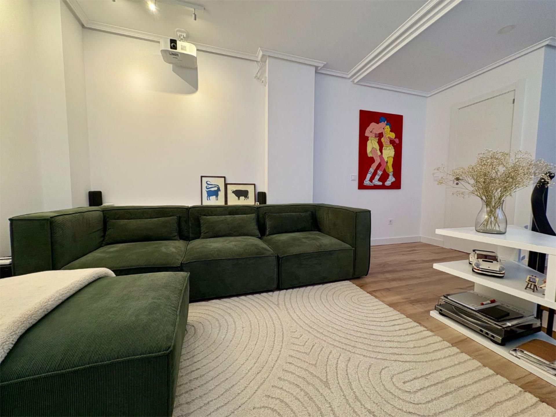 Living room of Flat for sale in  Logroño  with Air Conditioner