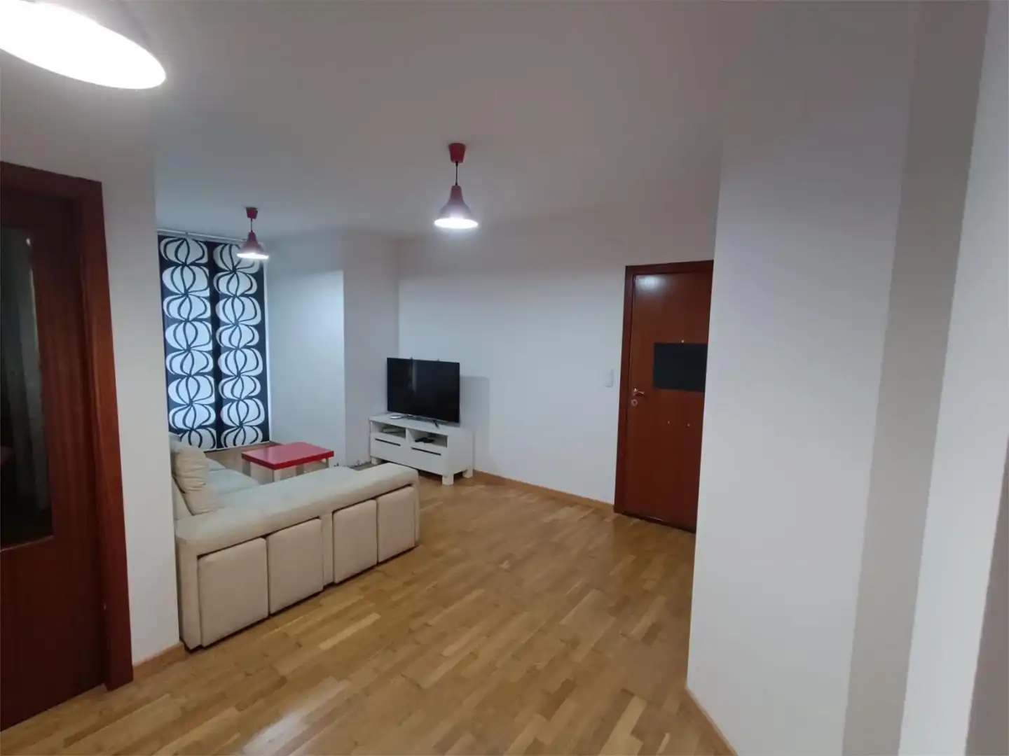 Sala de estar de Piso en venta en Lugo con Calefacción, Parquet y Terraza
