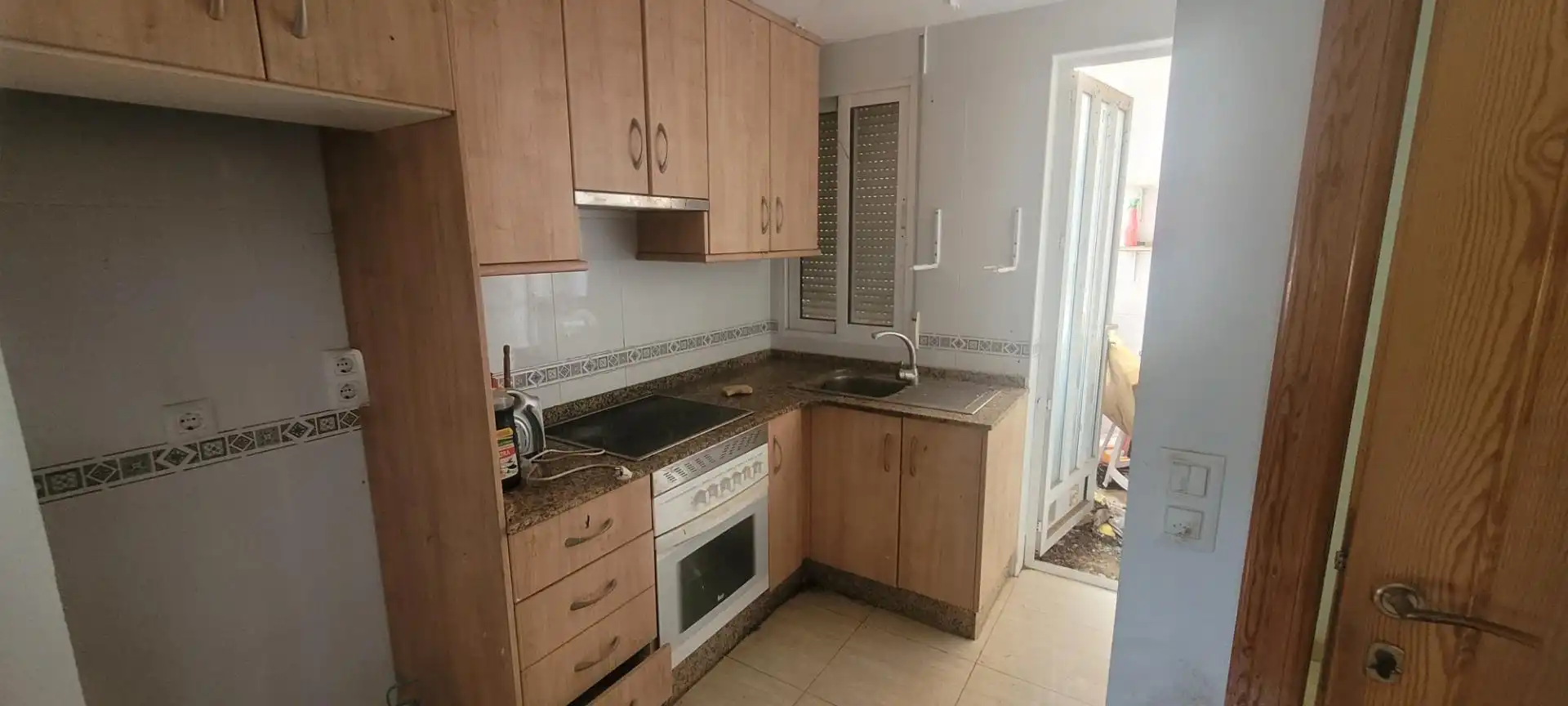 Piso en venta en Calle Doctor Salustiano Cavas, 11, La Pinilla - Las Palas Cocina de Piso en venta en Fuente Álamo de Murcia con Terraza, Amueblado y Balcón