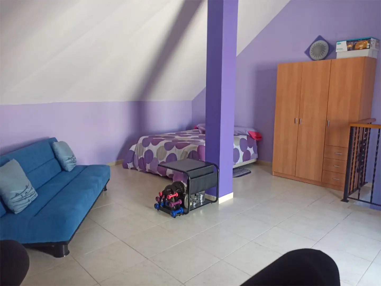 Dormitori de Casa adosada en venda en Alzira amb Aire condicionat, Terrassa i Balcó