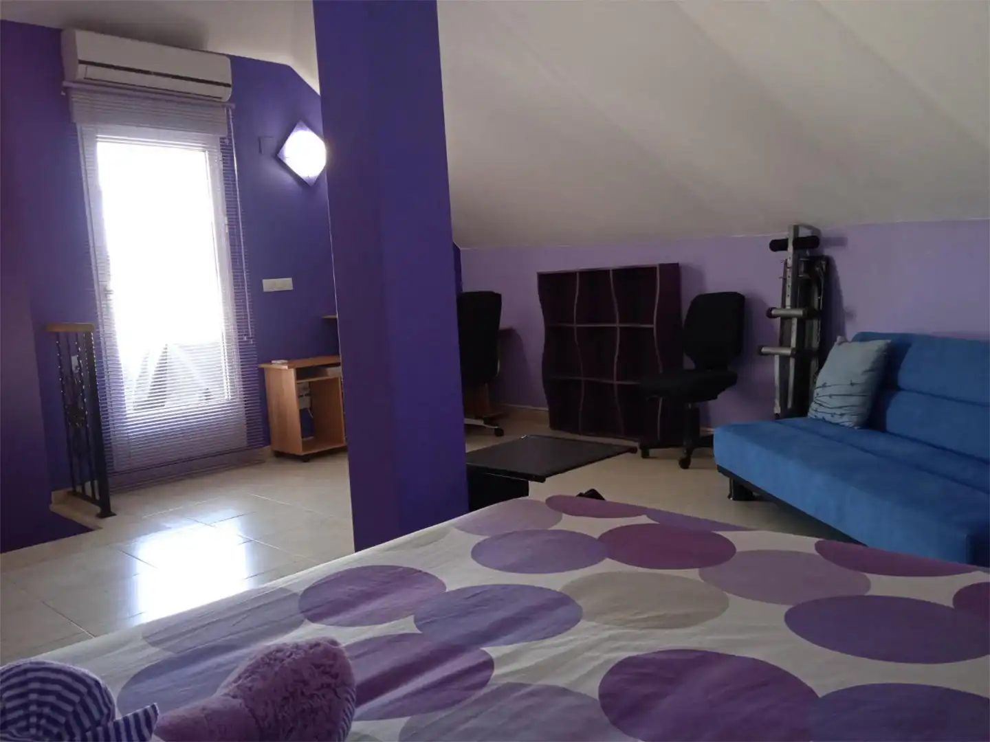 Dormitori de Casa adosada en venda en Alzira amb Aire condicionat, Terrassa i Balcó