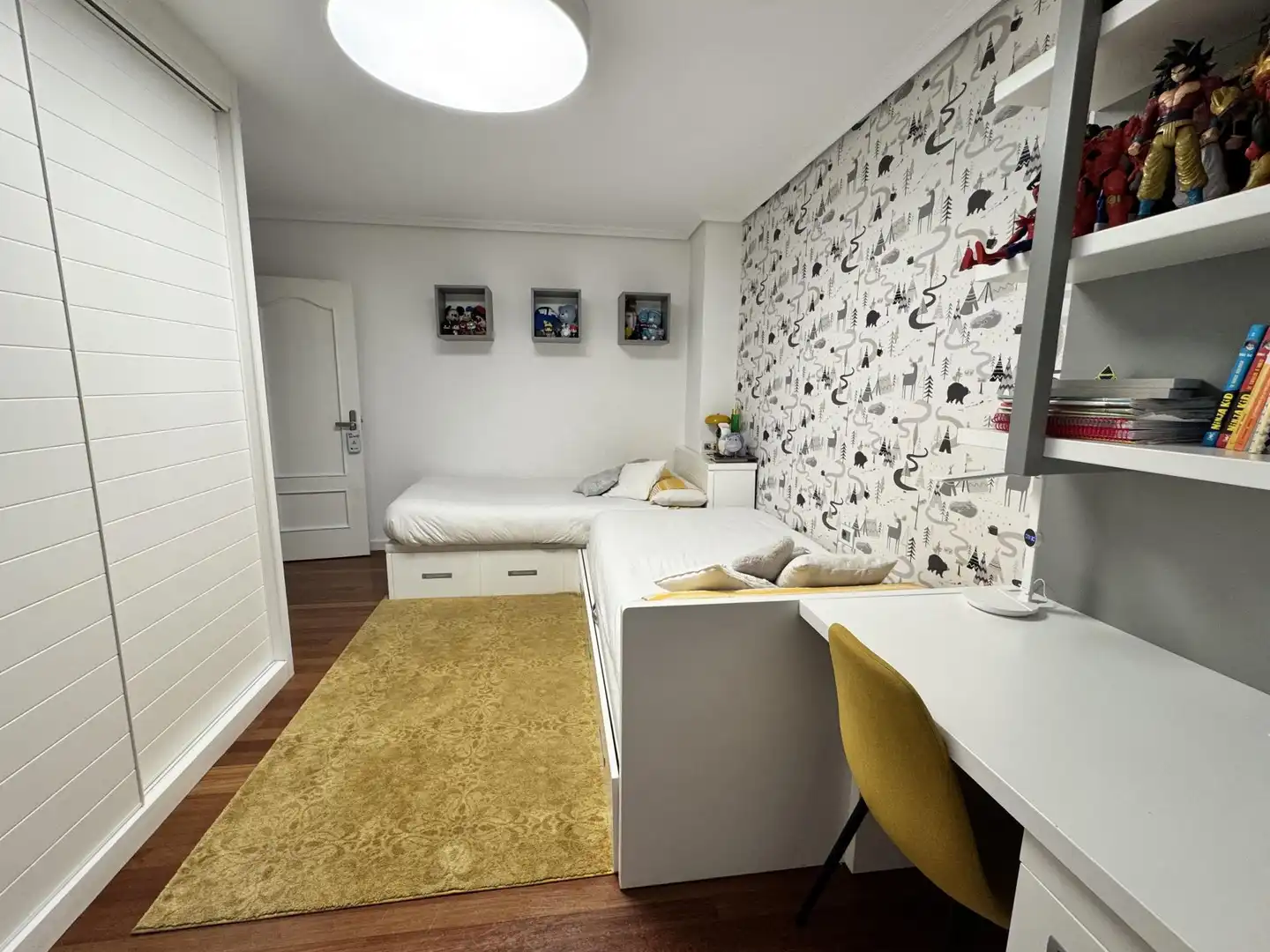 Flat for rent in Ronda do Carme, 50, Recatelo - O Carme Bedroom of Flat for rent in Lugo with Heating, Parquet flooring and Terrace