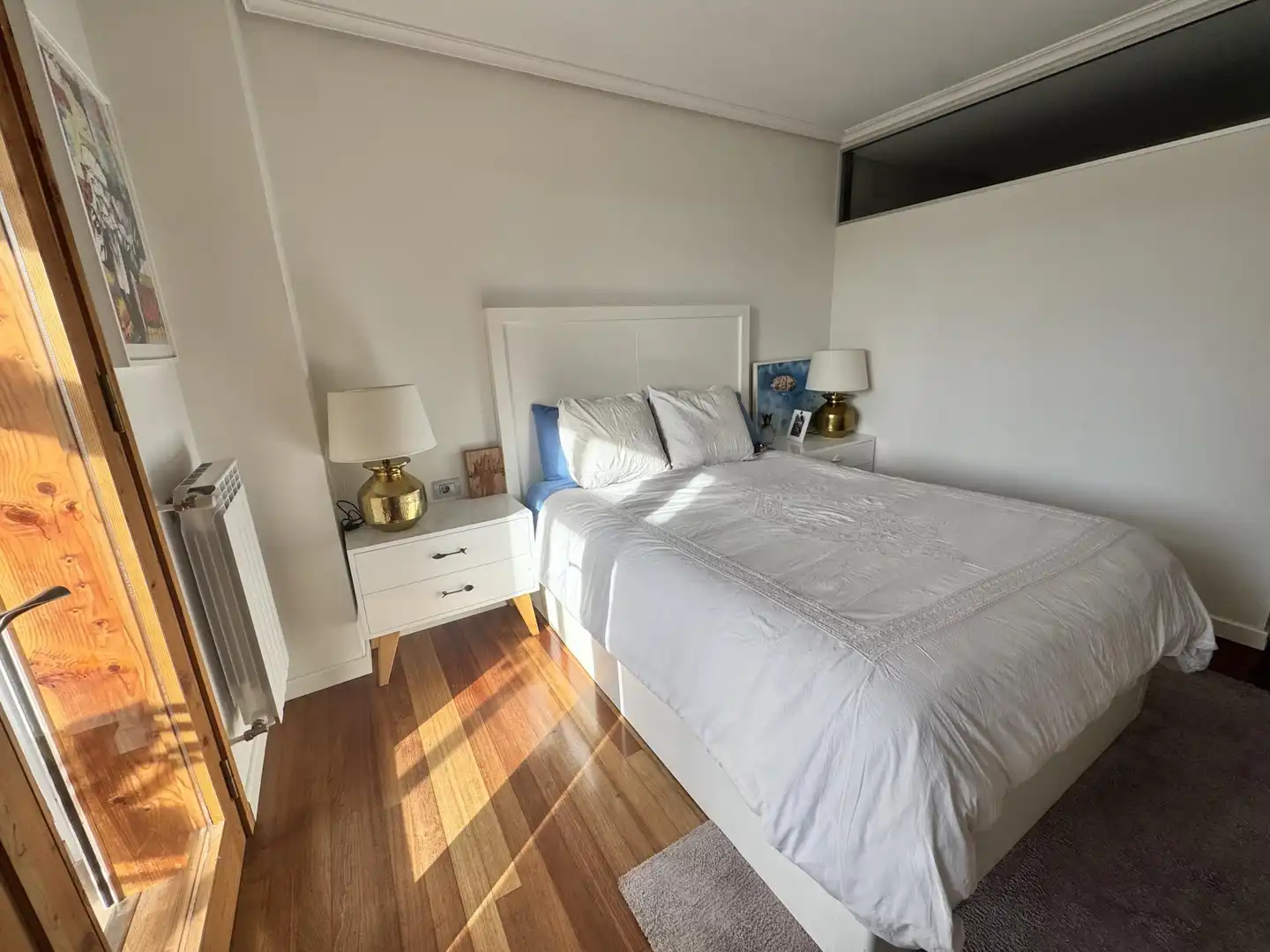 Flat for rent in Ronda do Carme, 50, Recatelo - O Carme Bedroom of Flat for rent in Lugo with Heating, Parquet flooring and Terrace