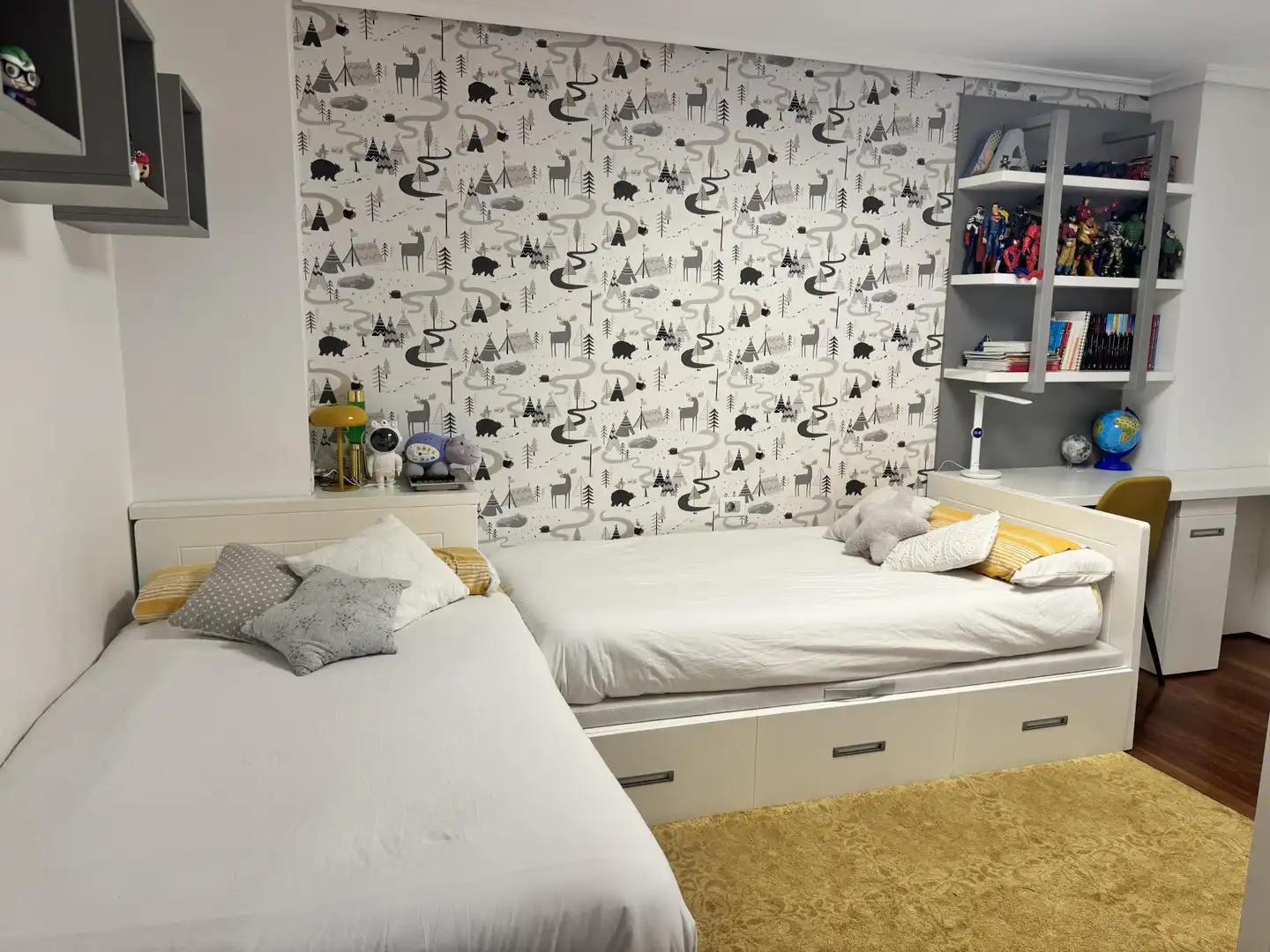 Flat for rent in Ronda do Carme, 50, Recatelo - O Carme Bedroom of Flat for rent in Lugo with Heating, Parquet flooring and Terrace