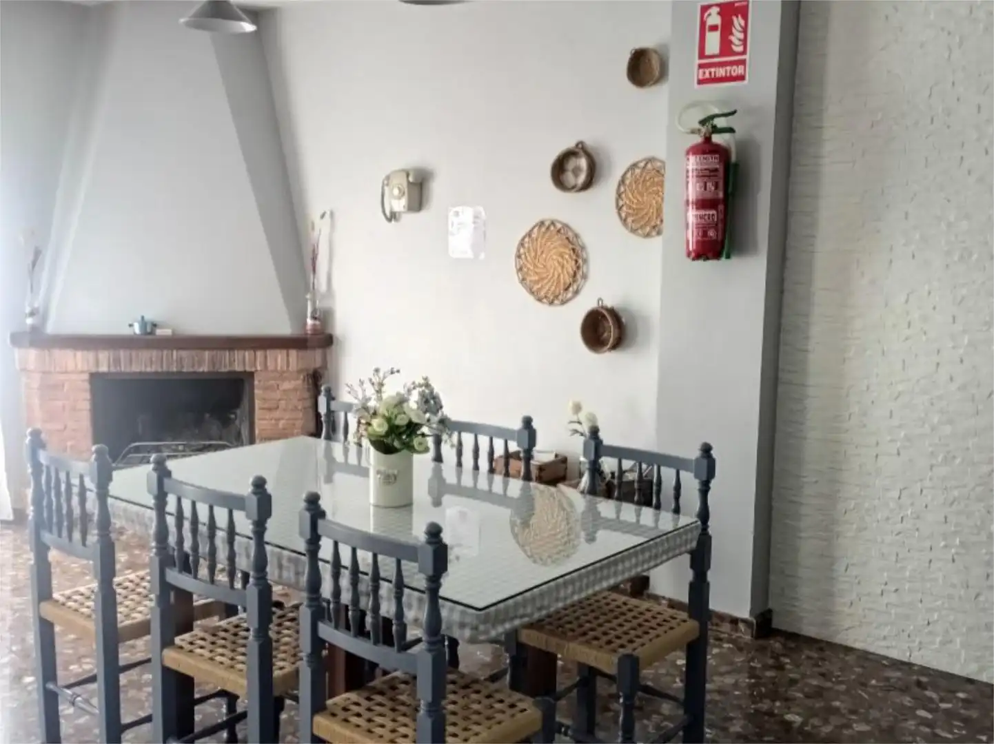 Dining room of Detached homes for sale in Cazorla  with Air Conditioner, Parquet flooring and Terrace