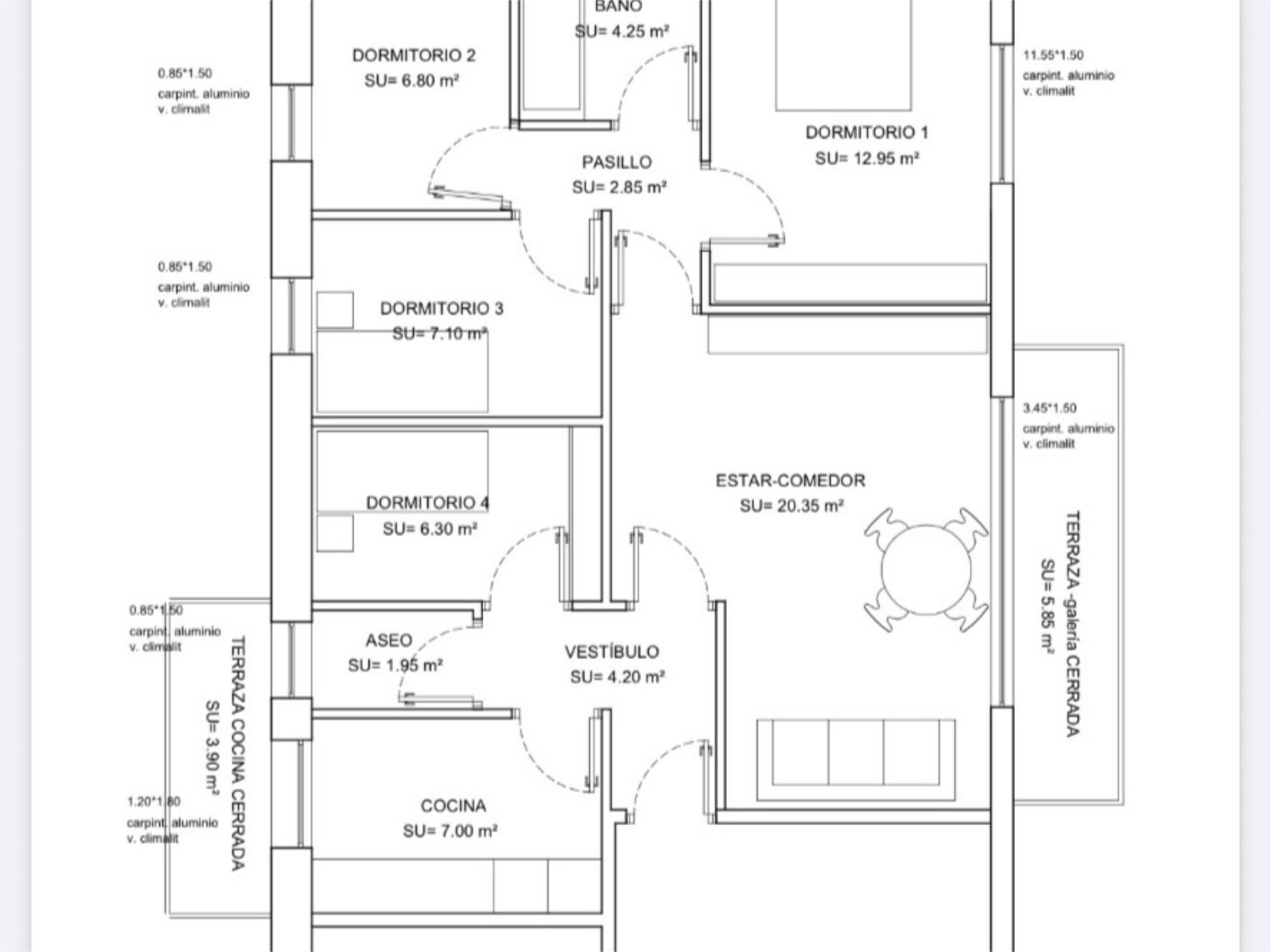Pis de lloguer en A Coruña Capital  amb Calefacció, Parquet i Terrassa