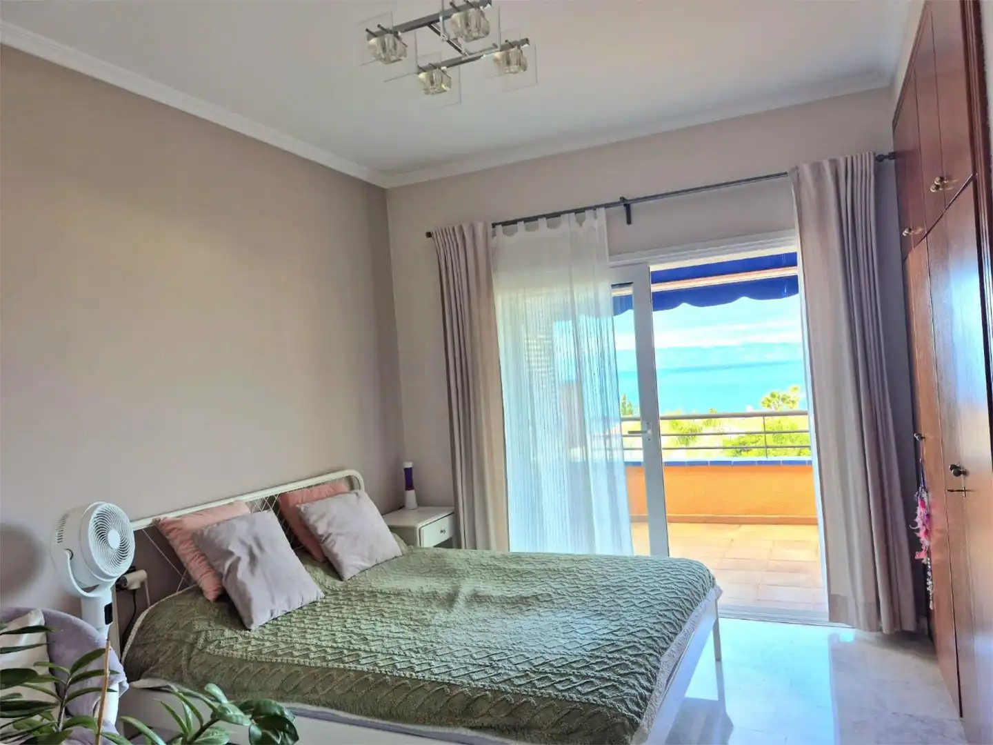 Bedroom of Houses for rent in Santiago del Teide  with Air Conditioner, Terrace and Swimming Pool