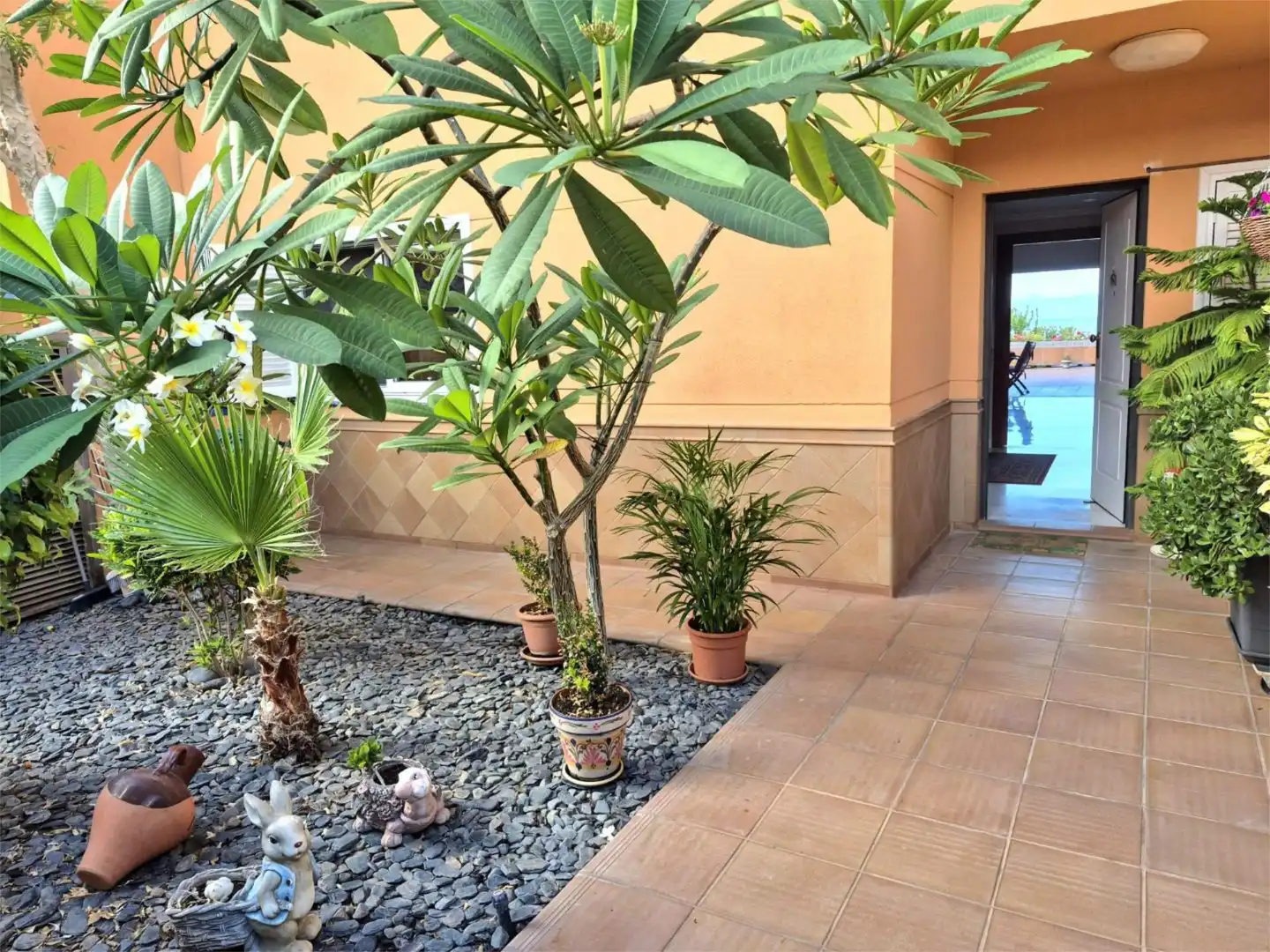 Garden of Houses for rent in Santiago del Teide  with Air Conditioner, Terrace and Swimming Pool