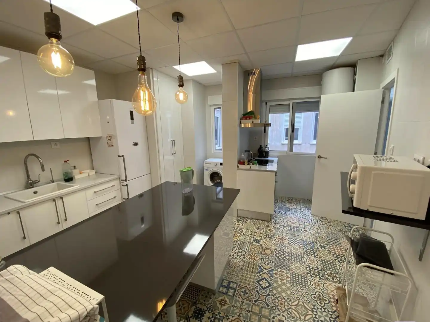 Habitación en Calle Ricardo Gil, 24, El Carmen Cocina de Piso para compartir en Murcia con Aire acondicionado, Calefacción y Amueblado