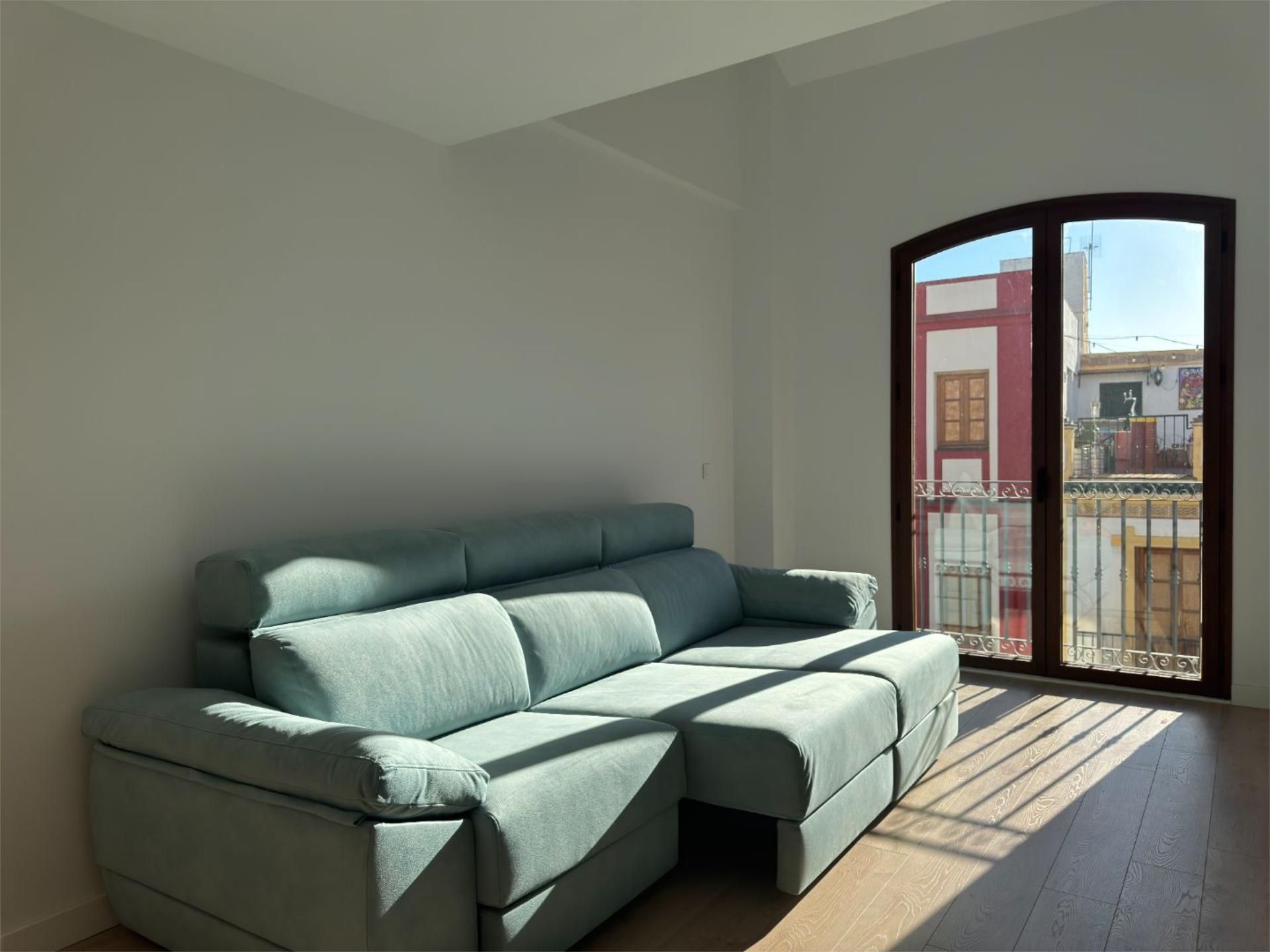 Sala d'estar de Pis de lloguer en Málaga Capital amb Aire condicionat, Calefacció i Parquet