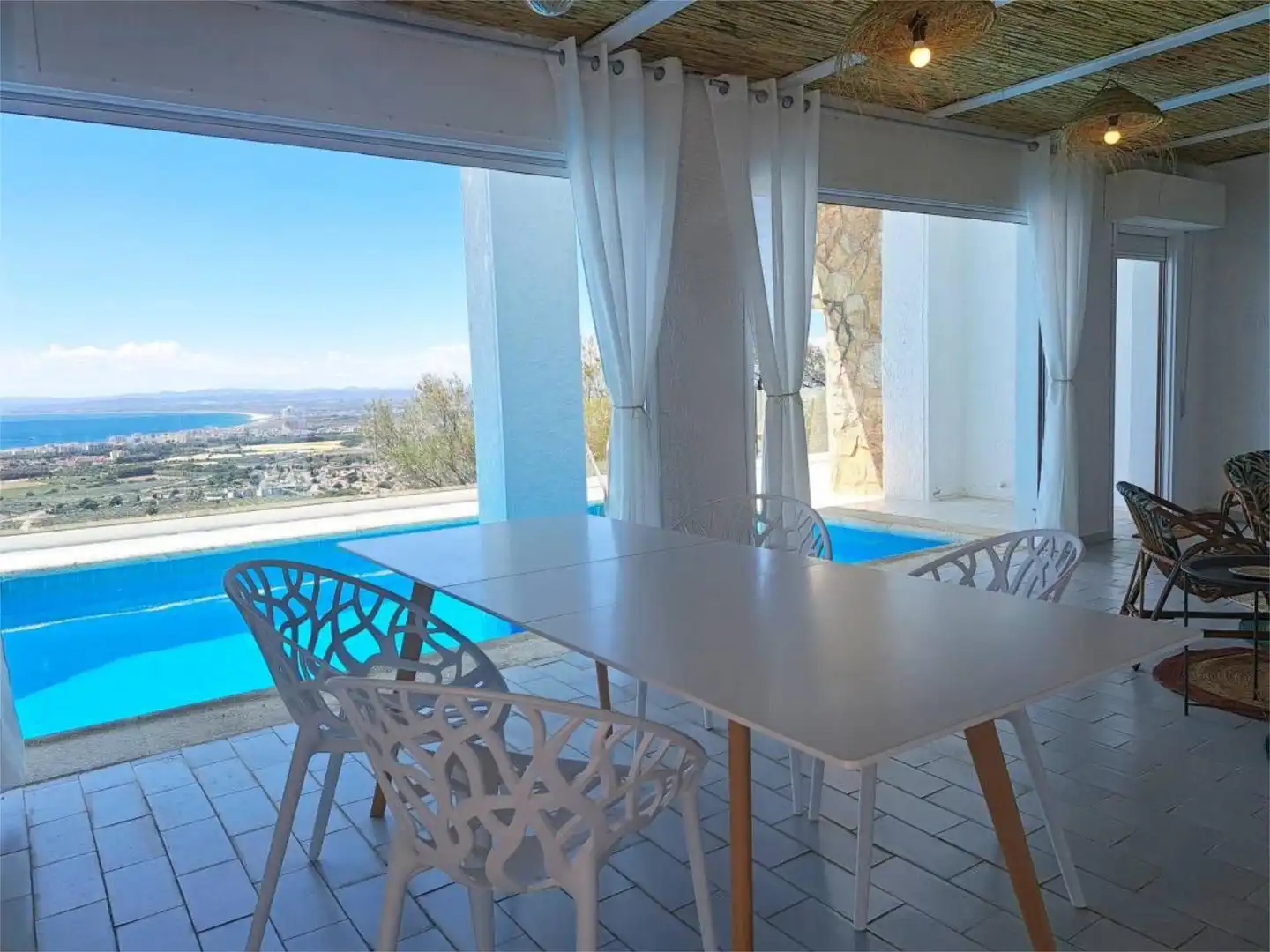 Houses for rent in Carrer Alacant, 40, Nord Terrace of Houses for rent in Roses with Air Conditioner, Heating and Private garden