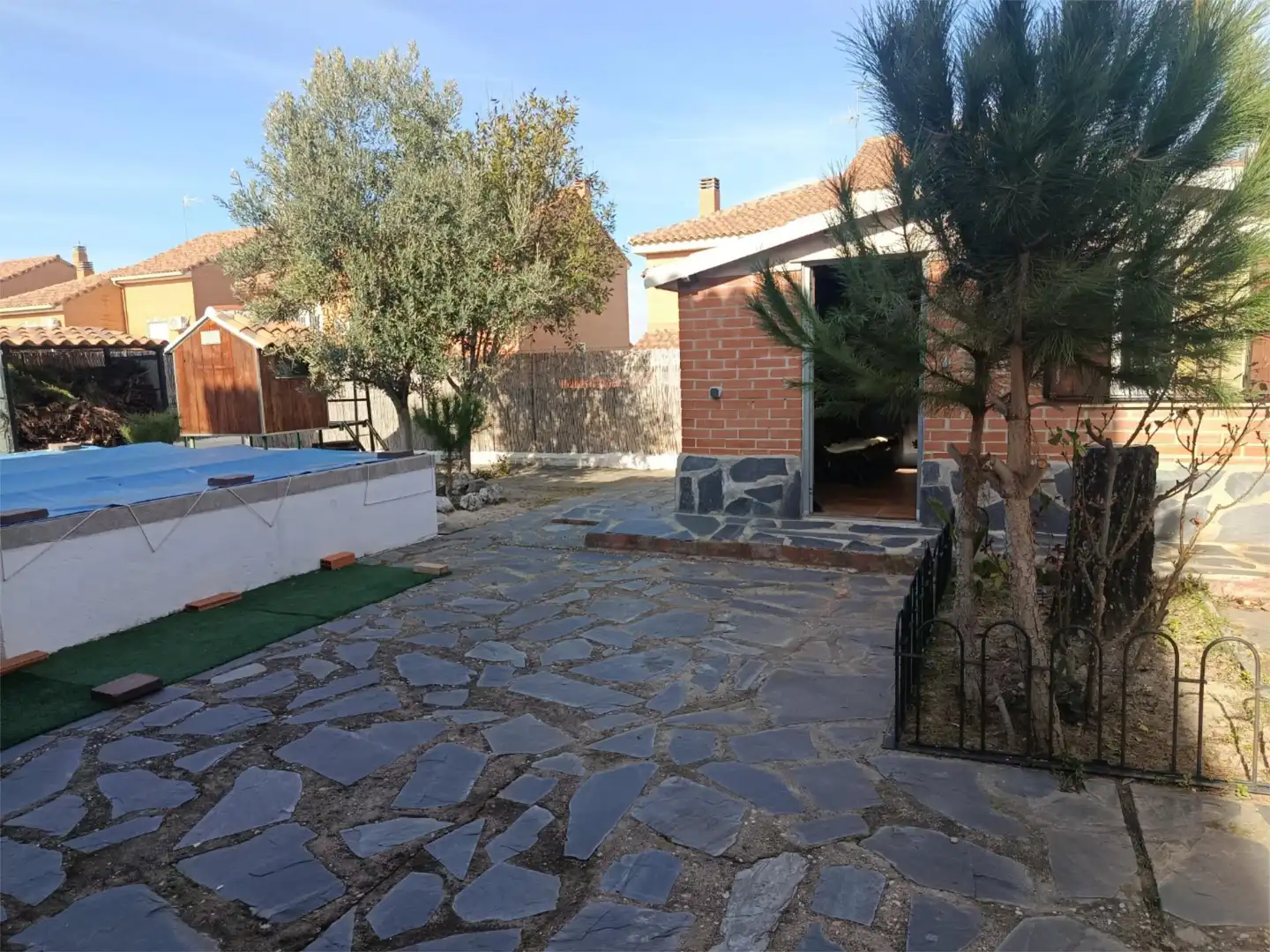 Jardín de Casa o chalet en venta en Moraleja de Enmedio con Piscina y Balcón