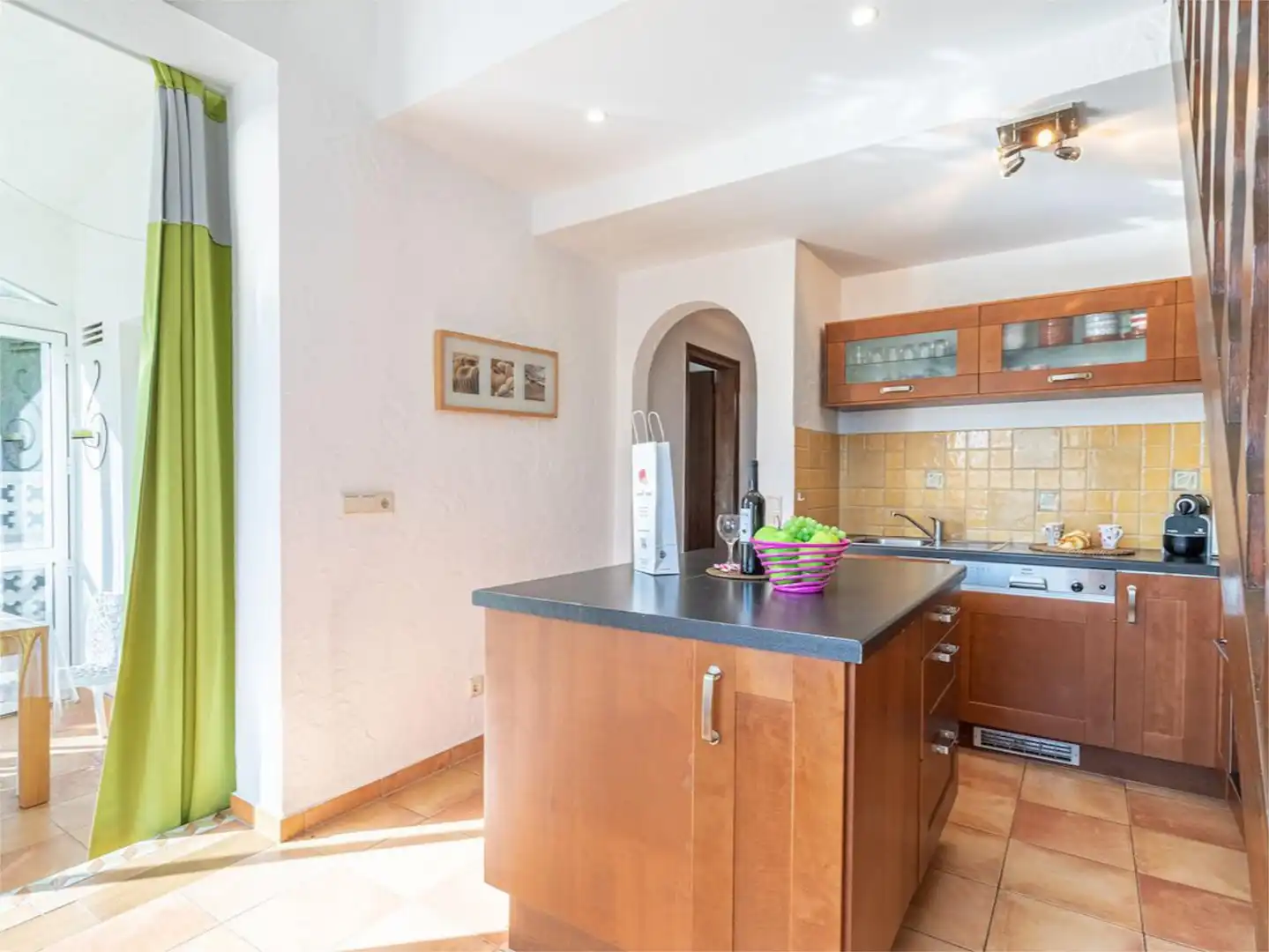 Detached homes for rent in Carrer Flamicell, 6, Tordera - Fluvià - Llobregat Kitchen of Detached homes for rent in Empuriabrava with Parquet flooring and Furnished