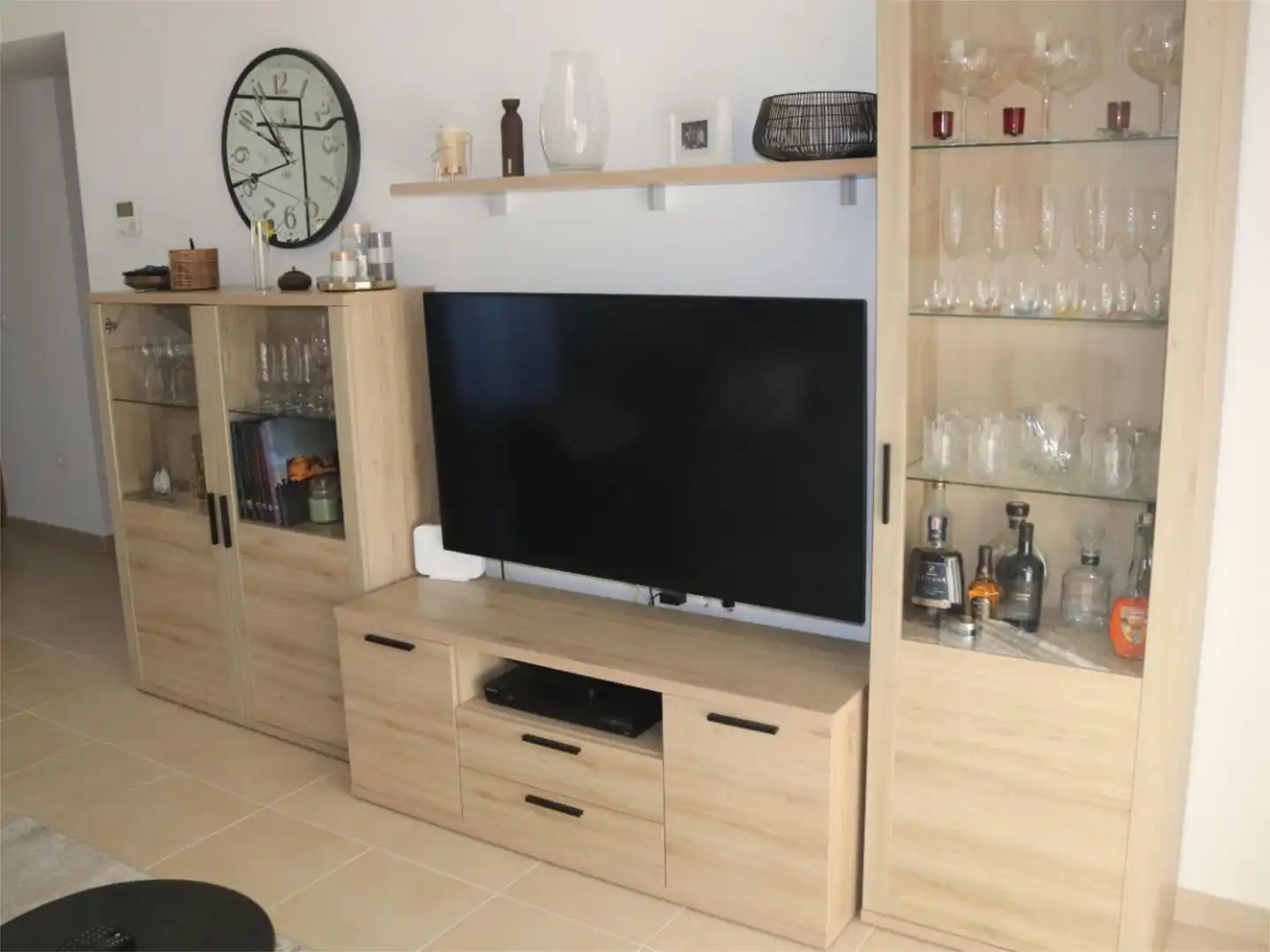 Living room of Flat for sale in Villajoyosa / La Vila Joiosa  with Air Conditioner, Terrace and Swimming Pool