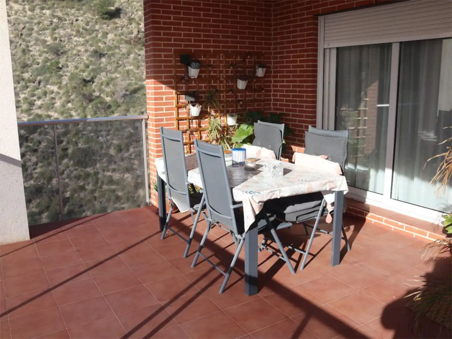 Terrace of Flat for sale in Villajoyosa / La Vila Joiosa  with Air Conditioner, Terrace and Swimming Pool