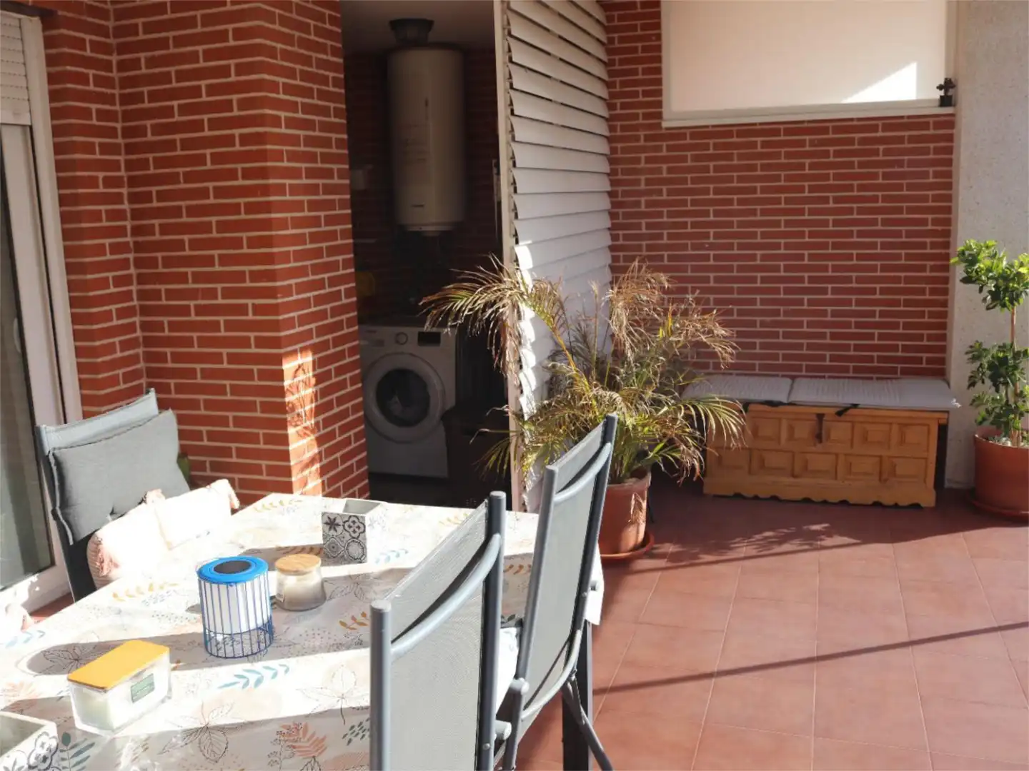 Terrace of Flat for sale in Villajoyosa / La Vila Joiosa  with Air Conditioner, Terrace and Swimming Pool