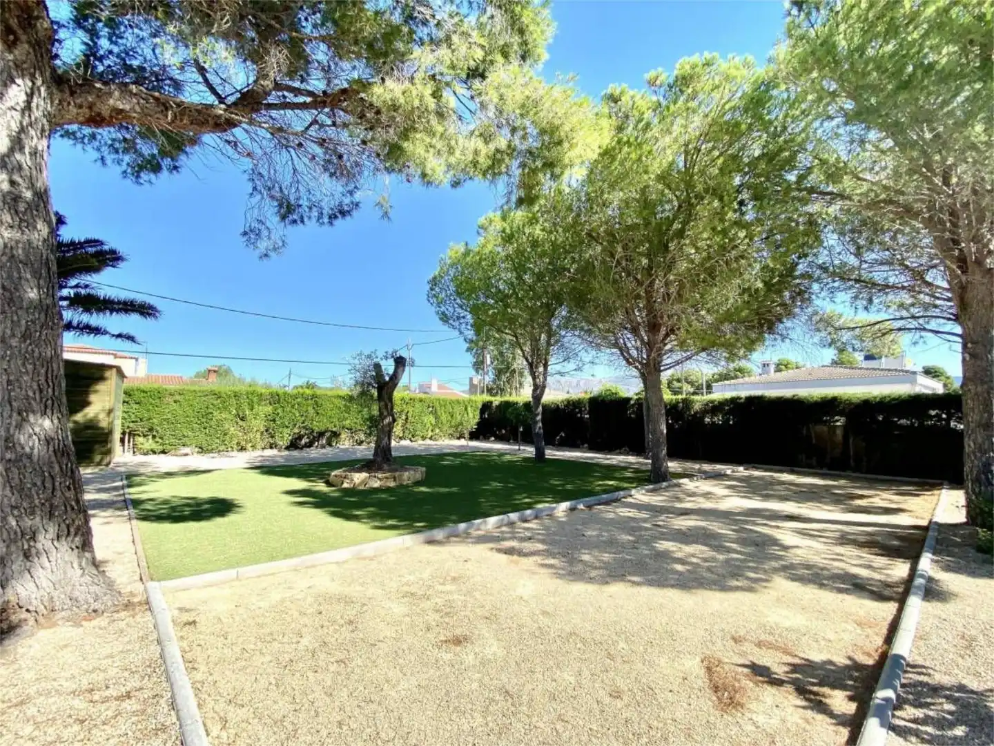 Haus oder Chalet zur Miete in Carrer Número Onze, 608, Les Tres Cales Garten von Haus oder Chalet zur Miete in L'Ametlla de Mar mit Klimaanlage, Heizung und Privatgarten