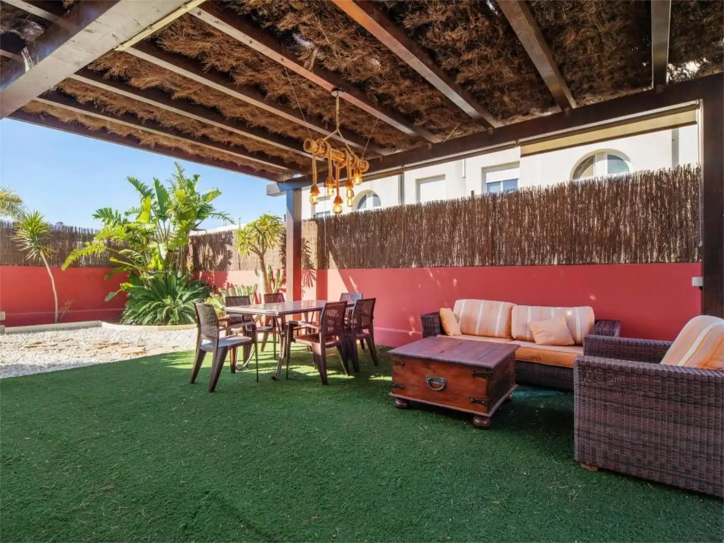 Houses for rent in Calle Goleta, 26, El Manantial Terrace of Houses for rent in El Puerto de Santa María with Air Conditioner, Private garden and Swimming Pool