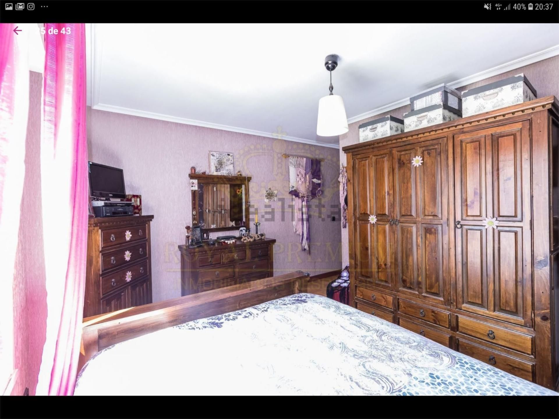 Bedroom of Flat for sale in Gijón   with Heating, Parquet flooring and Terrace