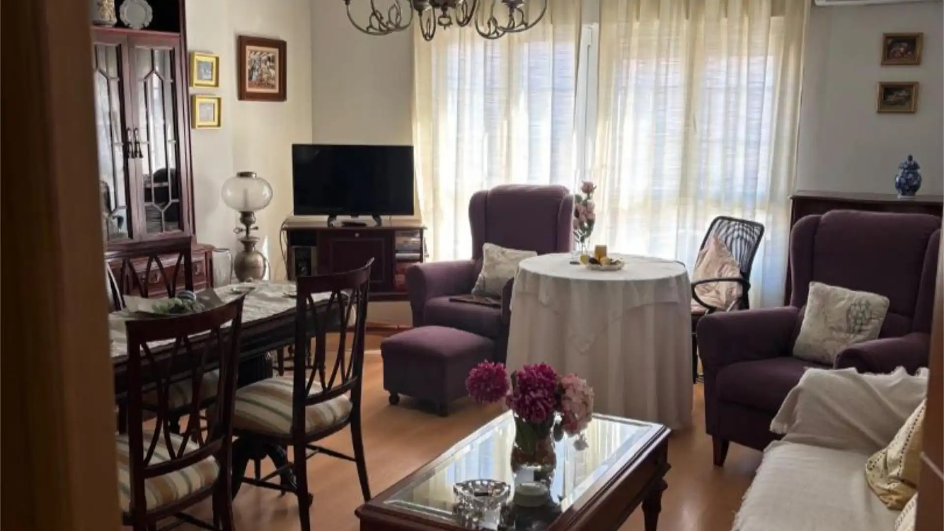 Living room of Flat for sale in  Almería Capital