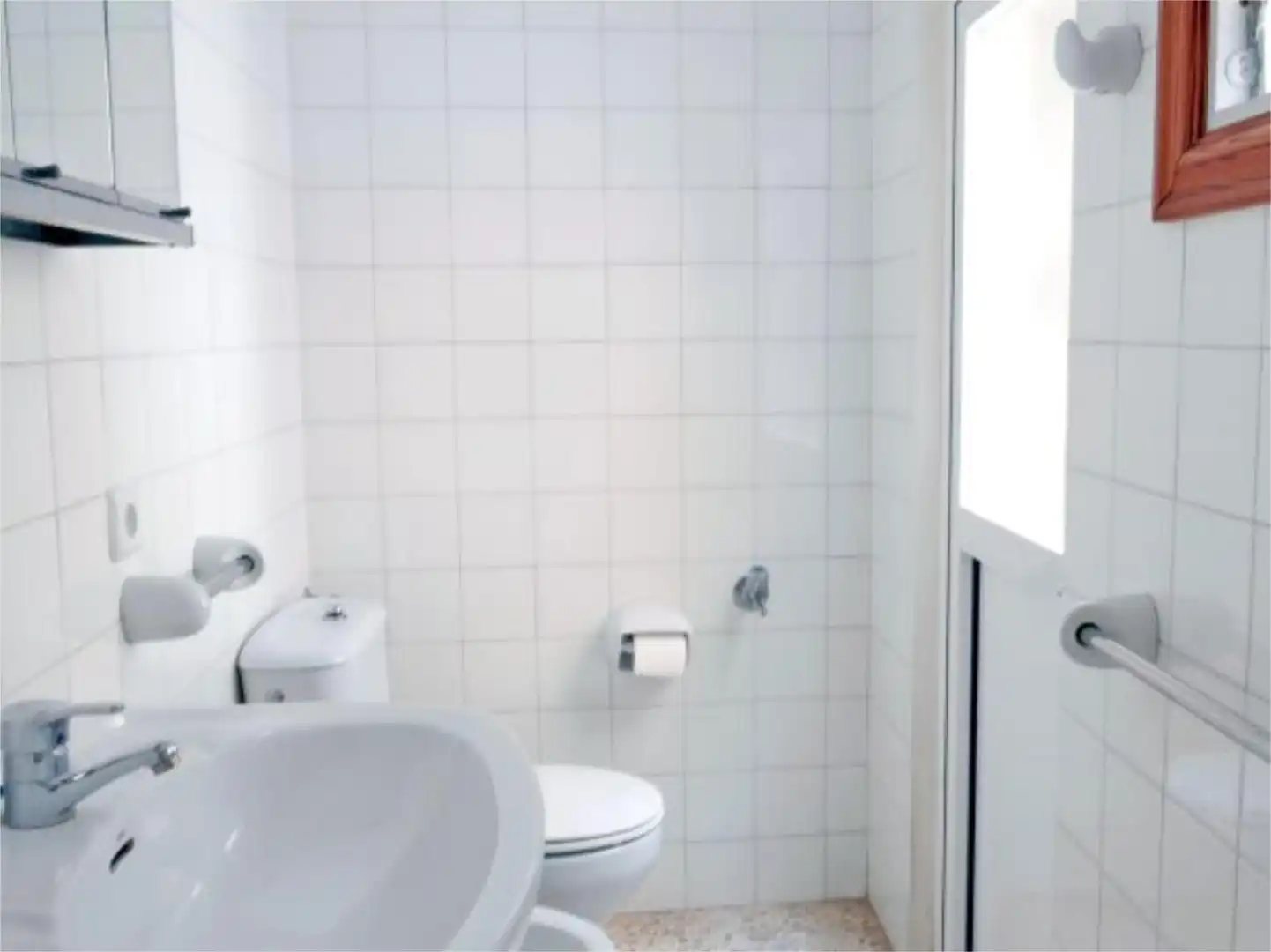 Badezimmer von Country house zur Miete in Sineu mit Terrasse, Abstellraum und Balkon