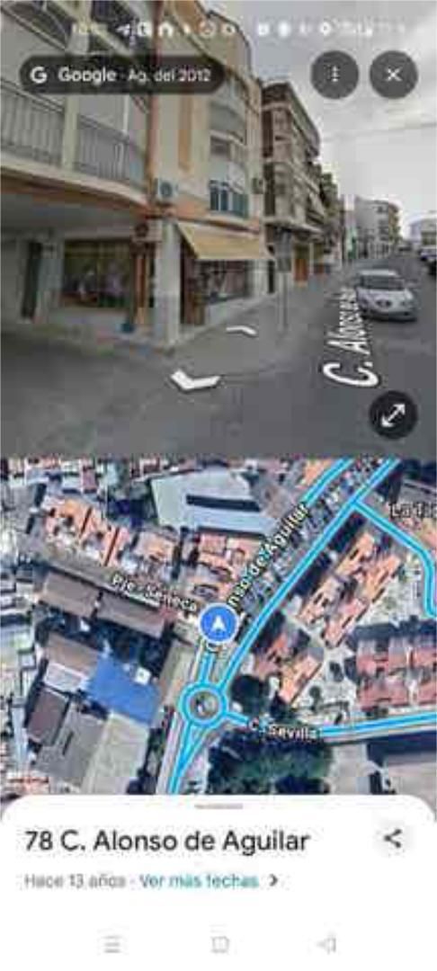 Vista exterior de Piso de alquiler en Aguilar de la Frontera con Terraza y Amueblado