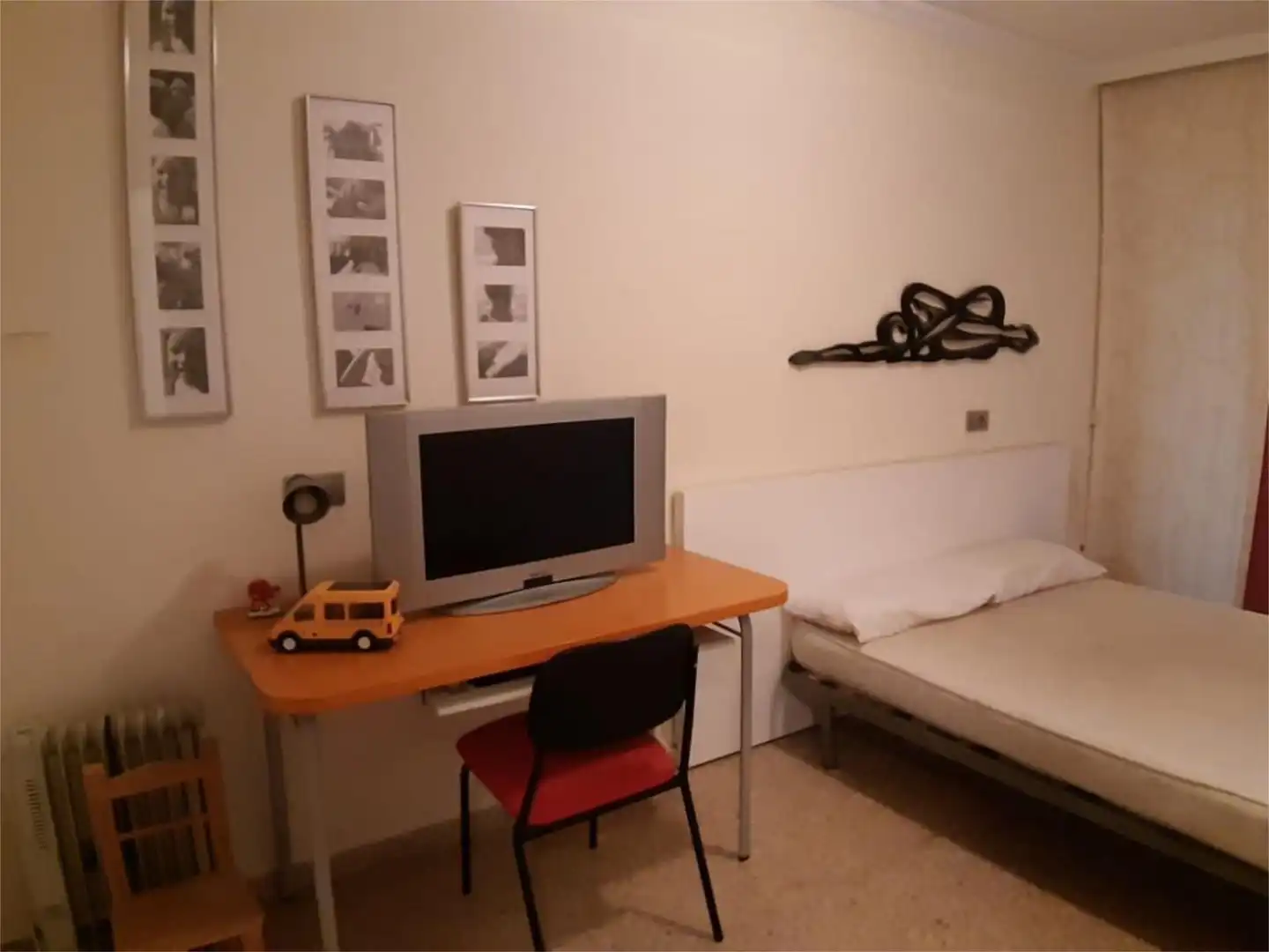 Bedroom of Flat for rent in Castellón de la Plana / Castelló de la Plana  with Air Conditioner, Heating and Terrace