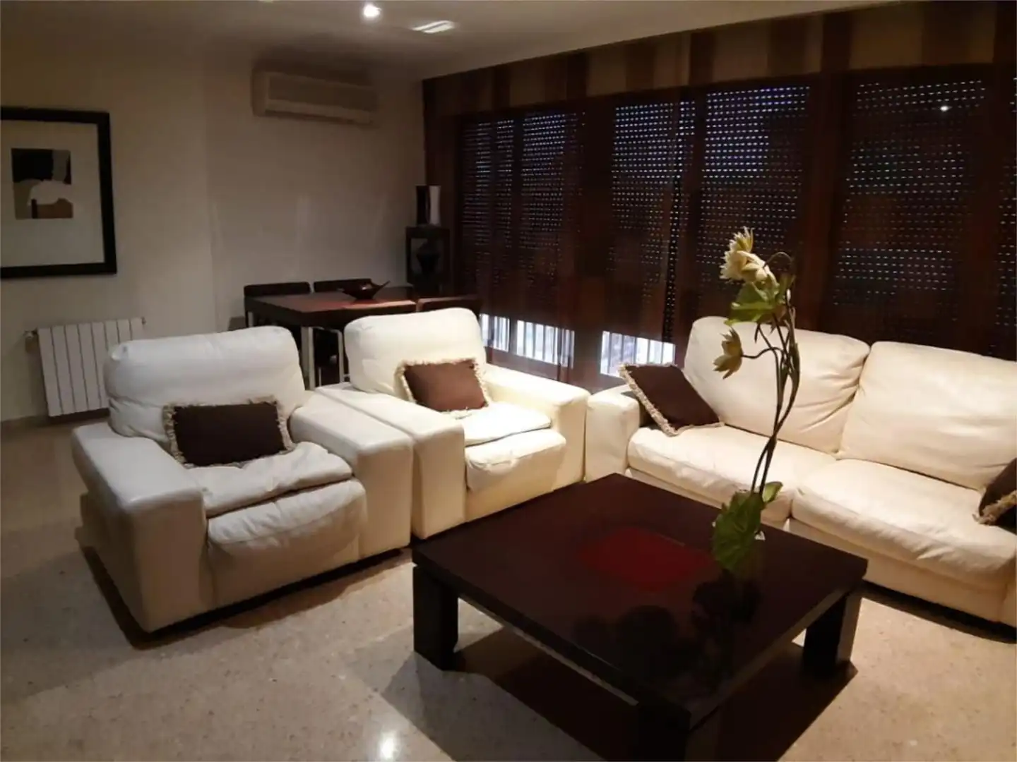 Living room of Flat for rent in Castellón de la Plana / Castelló de la Plana  with Air Conditioner, Heating and Terrace