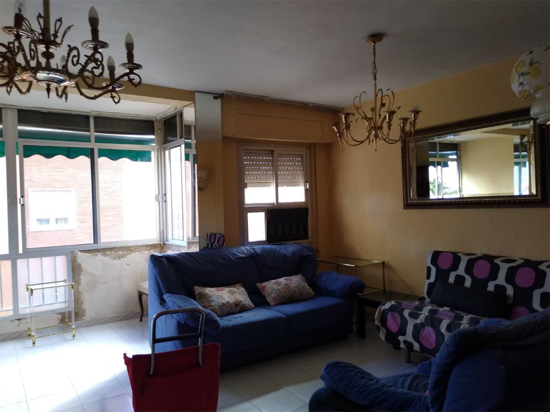 Sala de estar de Piso en venta en  Murcia Capital con Amueblado