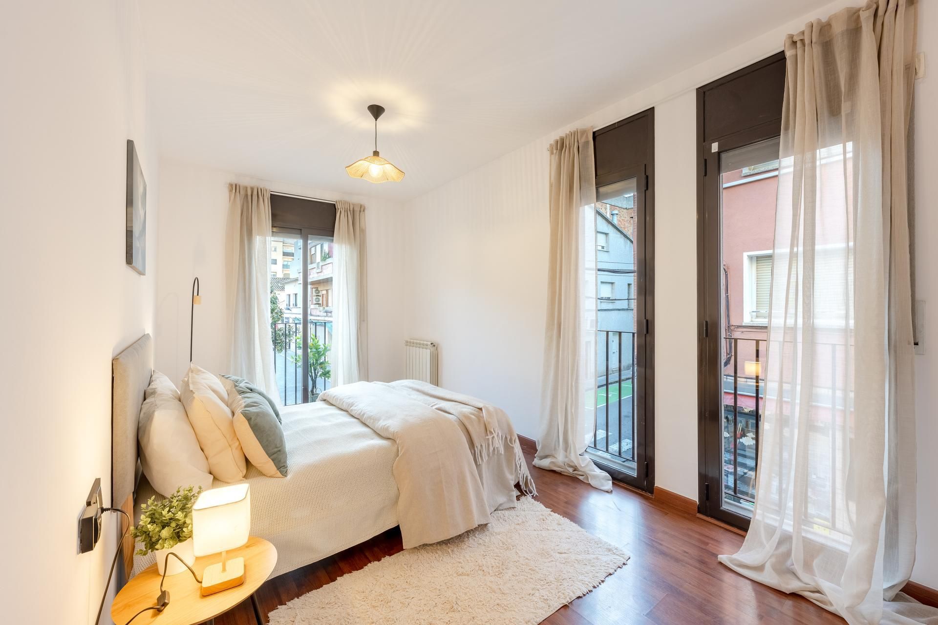 Bedroom of Flat for sale in Ripollet  with Air Conditioner and Balcony