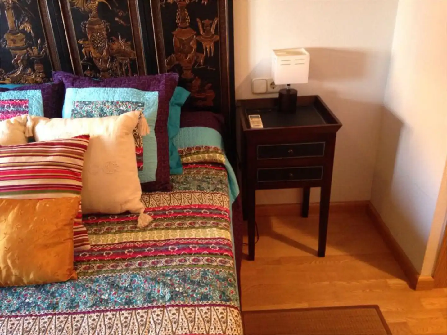 Flat for rent in Calle Teresa de Calcuta, 1, Aguas Vivas - La Zambomba Bedroom of Flat for rent in Cáceres with Air Conditioner, Heating and Private garden